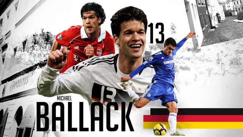 Cầu thủ Michael Ballack: Vua về nhì ấn tượng làng túc cầu