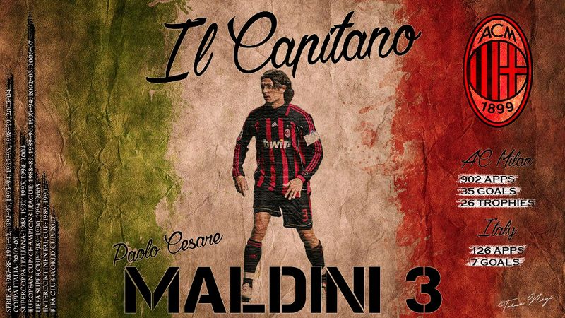 Cầu thủ Paolo Maldini: Một huyền thoại đầy hào hùng